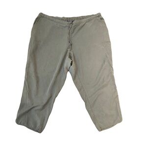 Lands end mid rise cropped lyocell pants size 22w